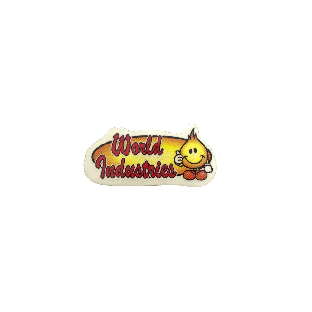 World Industries Flameboy Sticker Vintage 1990's